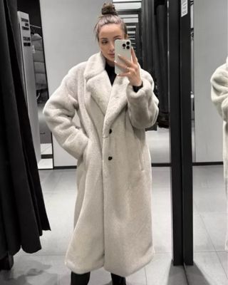 Abrigo largo pelo