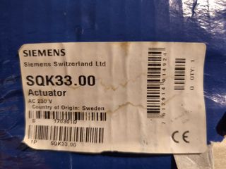 Actuador Siemens