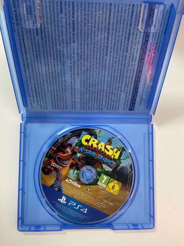 Crash Bandicoot N Sane Trilogy PS4