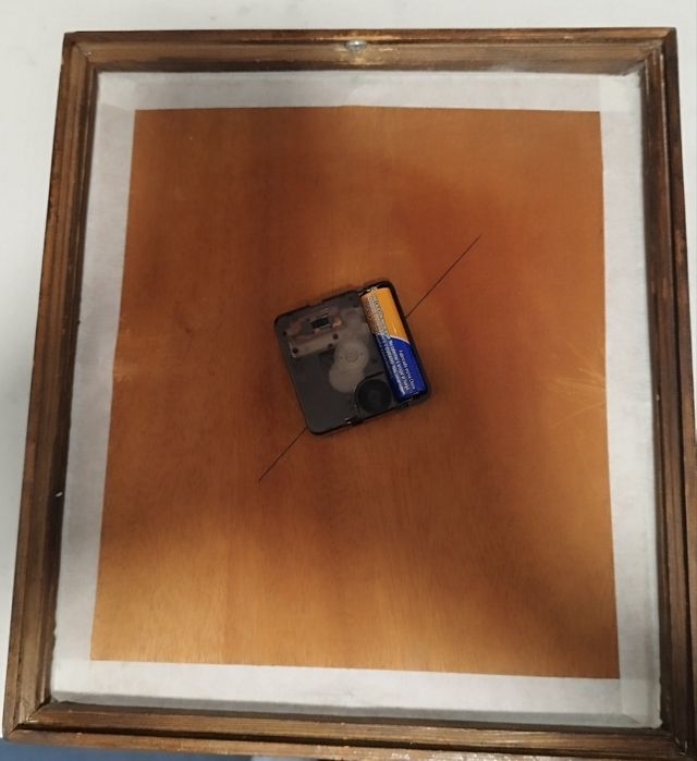 RELOJ DE COCINA PUNTO DE CRUZ