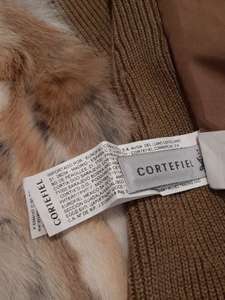 Chaleco Cortefiel Piel Conejo y punto Nuevo - 40 €