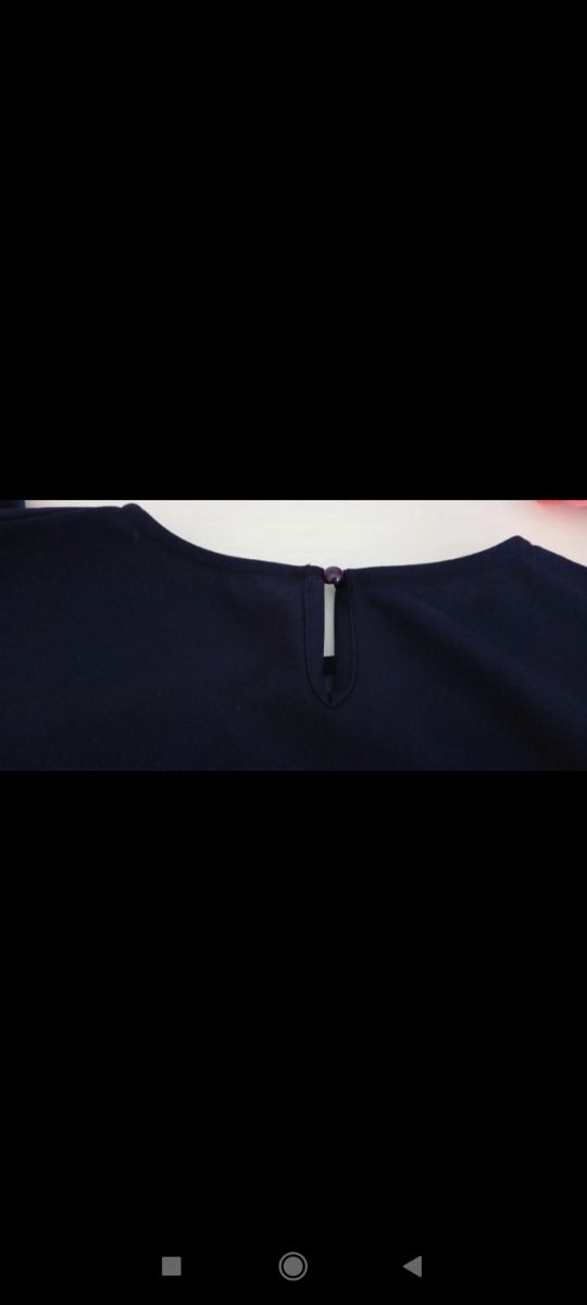 Vestido camisero perlas L