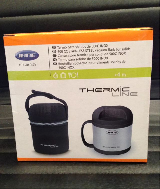 JANE TERMO PARA SOLIDOS 500CC ACERO INOXIDABLE