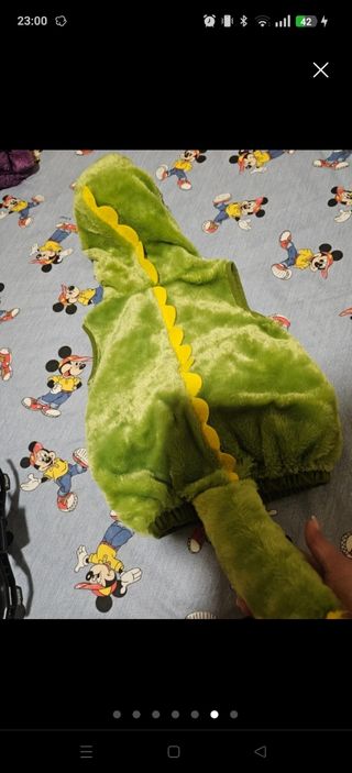 Disfraz dinosaurio familia