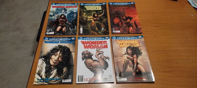 WONDER WOMAN UNIVERSO DC RENACIMIENTO 1 2 3 4 5 6 