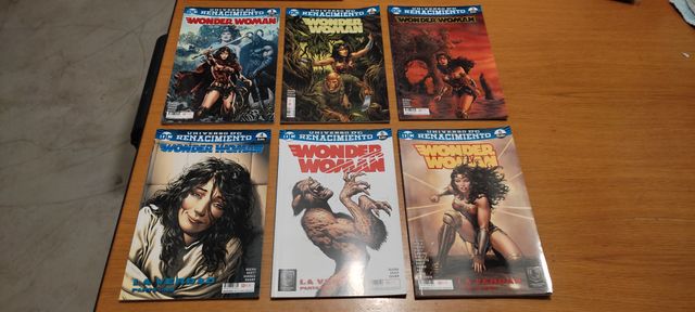 WONDER WOMAN UNIVERSO DC RENACIMIENTO 1 2 3 4 5 6 