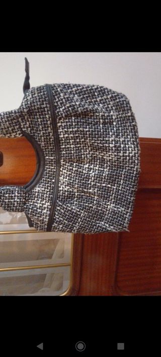Bolso para mujer, blanco y negro