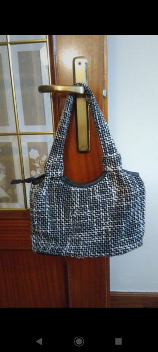 Bolso para mujer, blanco y negro