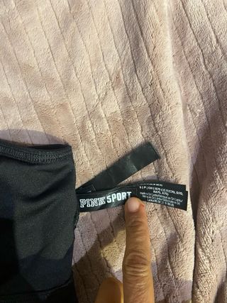 Top negro Pink S