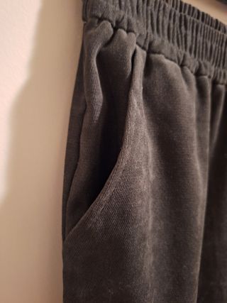 Pantalón Zara gris oscuro T S