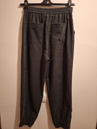 Pantalón Zara gris oscuro T S