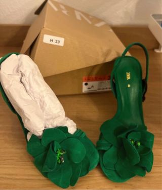 Sandalia tacon Zara talla36 nuevas sin estrenar