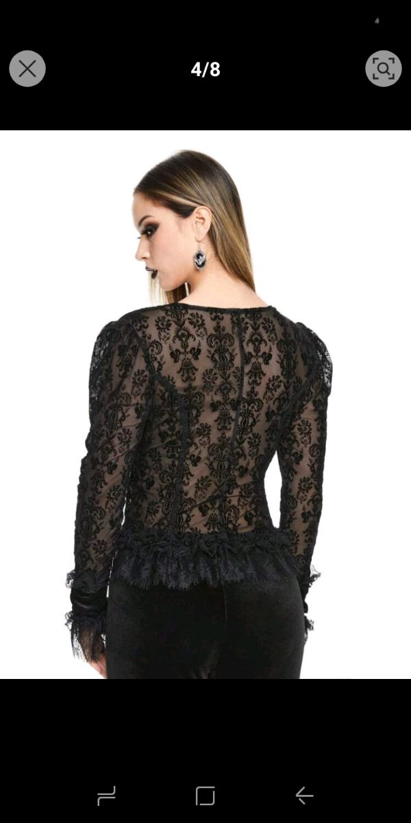 Blusa cárdigan S