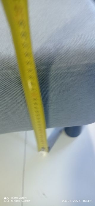 Reposapiés acolchado gris nuevo