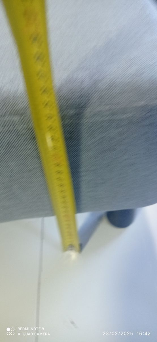 Reposapiés acolchado gris nuevo