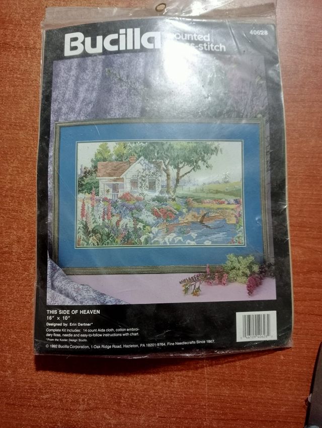 Kit completo de punto de cruz