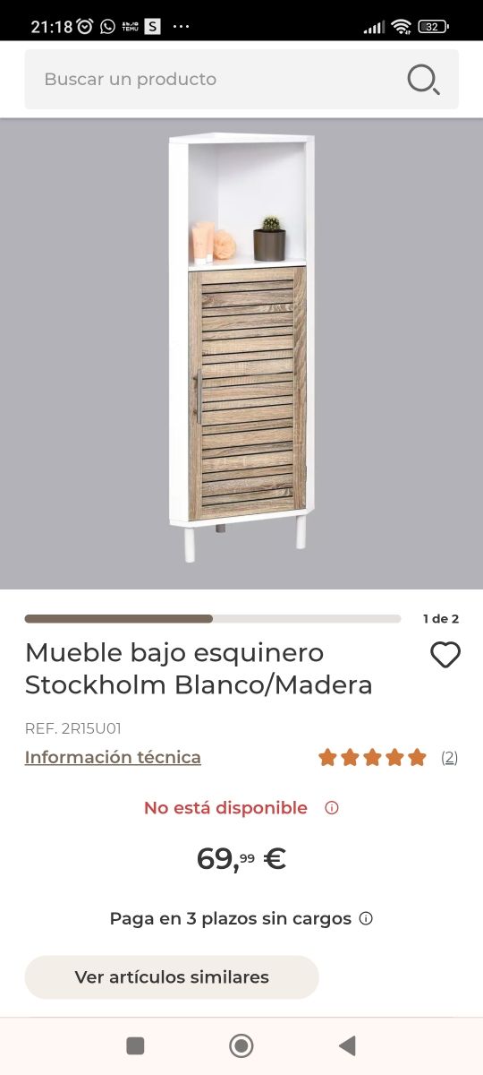 Mueble esquinero