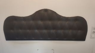 Cabecero polipiel marrón