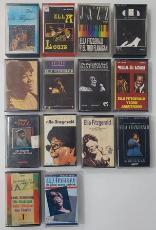 14 ELLA FITZGERALD Cintas Cassettes JAZZ