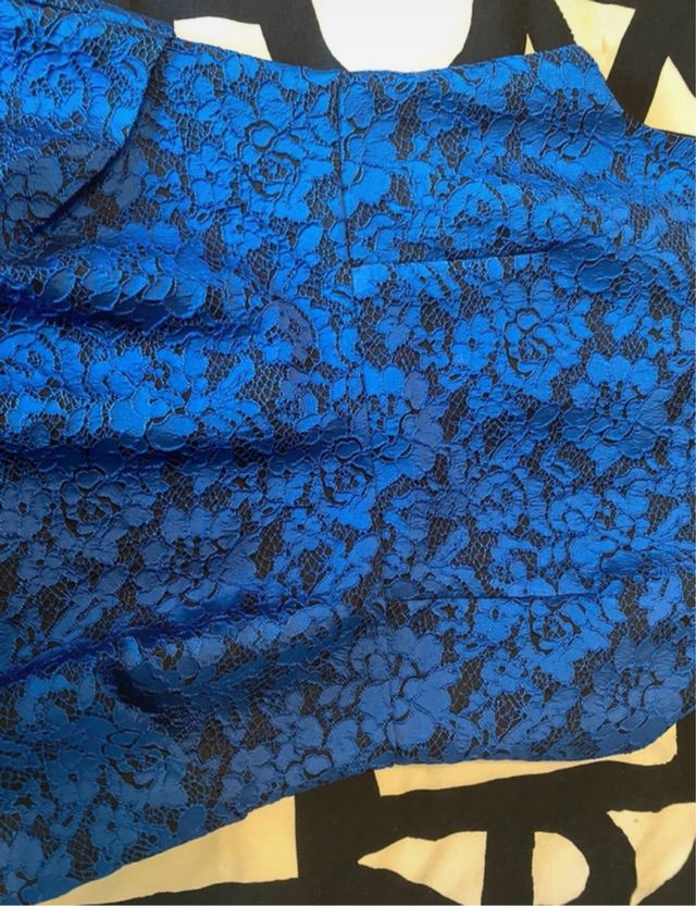 Vestido cwremonia mujer azul