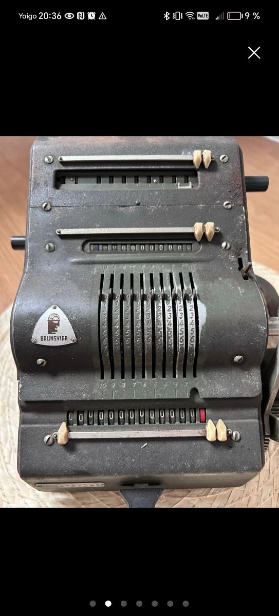 Calculadora Brunsviga 13-RK escucho ofertas