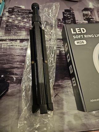 Aro de luz con tripode