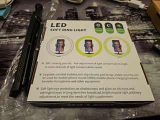 Aro de luz con tripode