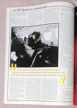 Revista Rolling Stone Madonna, 2005