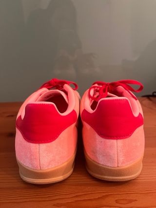 Bambas Gazelle rosa y verde 