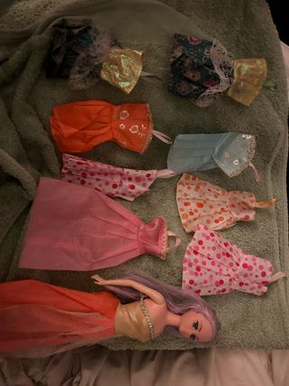 LOTE vestidos de muñeca