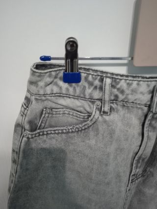 Minifalda vaquera gris