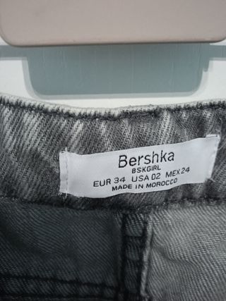 Minifalda vaquera gris