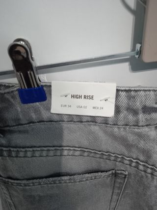 Minifalda vaquera gris