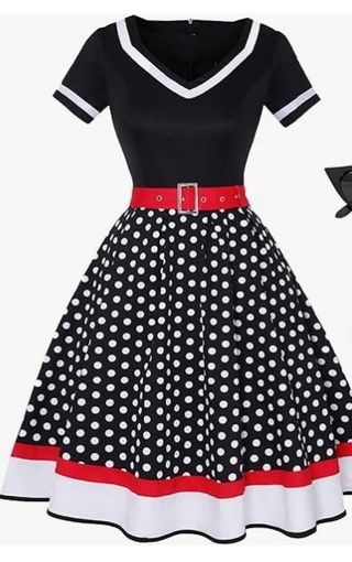 Vestido tipo Años 50