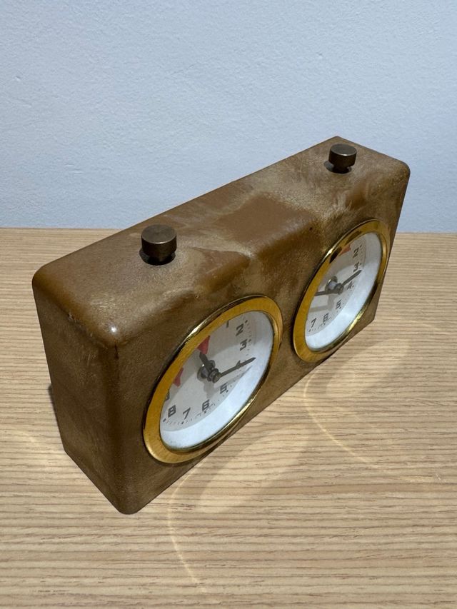 Reloj mecanico ajedrez temporizador