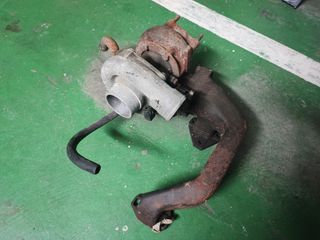 Turbo garrett y colector Peugeot 505 GTD