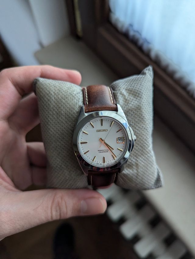 Seiko Perpetual Calendar 8F32-0140 japan quartz