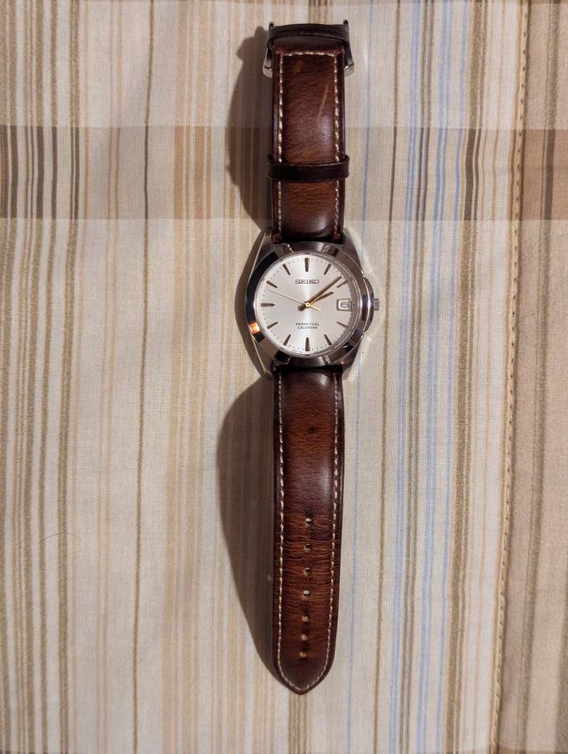 Seiko Perpetual Calendar 8F32-0140 japan quartz