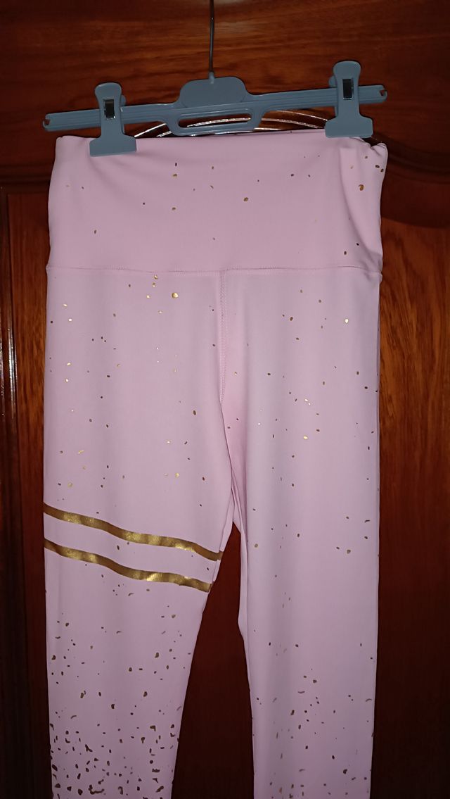 Leggings rosa,T-S sin estrenar sin etiqueta