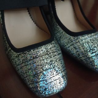 Zapatos de evento taco  ancho plata de HAnníbal La