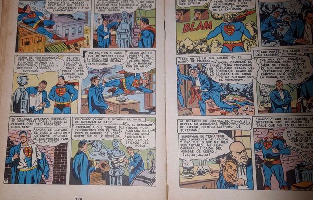 DC comic la historia de supermán