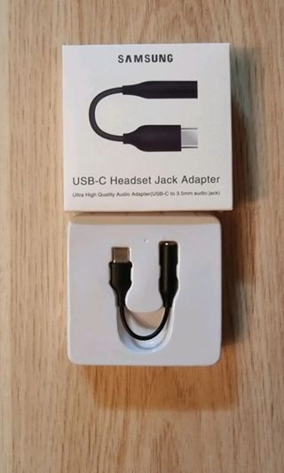 Adaptador cable auriculares tipo C a 3,5mm.Samsung