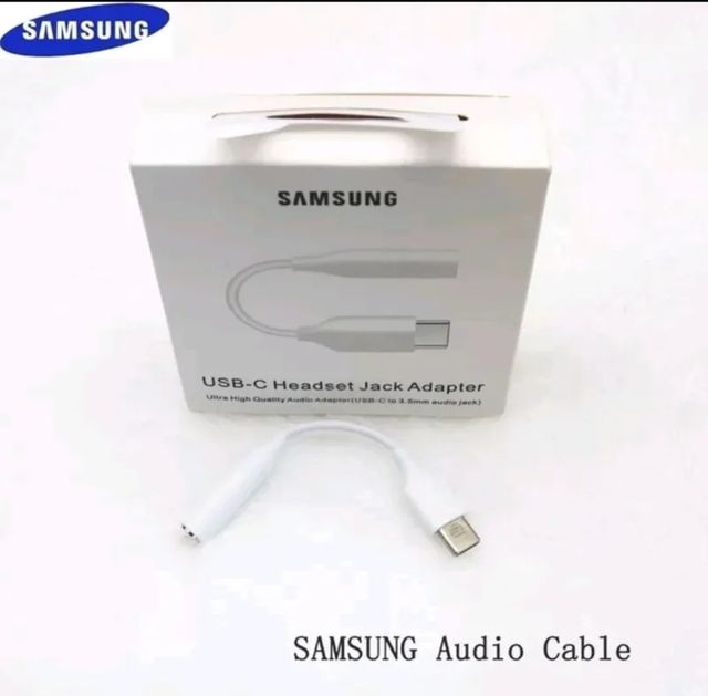 Adaptador cable auriculares tipo C a 3,5mm.Samsung