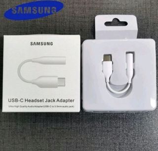 Adaptador cable auriculares tipo C a 3,5mm.Samsung