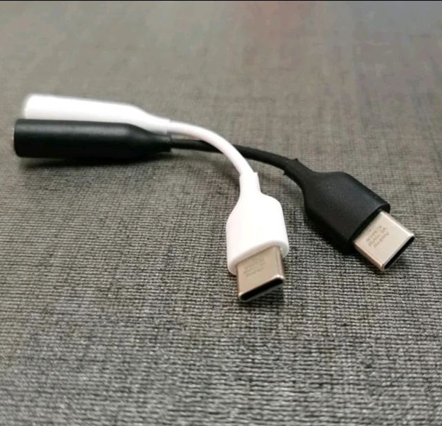 Adaptador cable auriculares tipo C a 3,5mm.Samsung