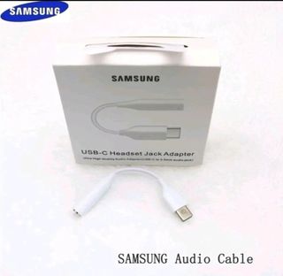 Adaptador cable auriculares tipo C a 3,5mm.Samsung