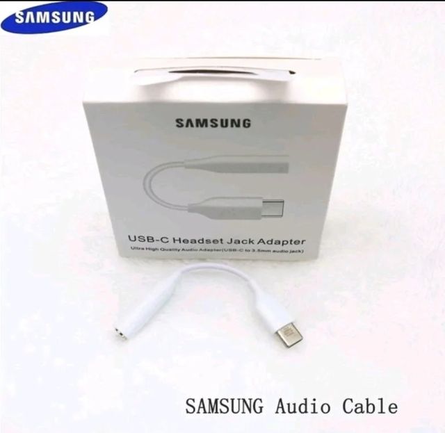 Adaptador cable auriculares tipo C a 3,5mm.Samsung