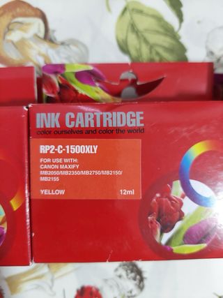 Cartuchos tinta varios canon maxify
