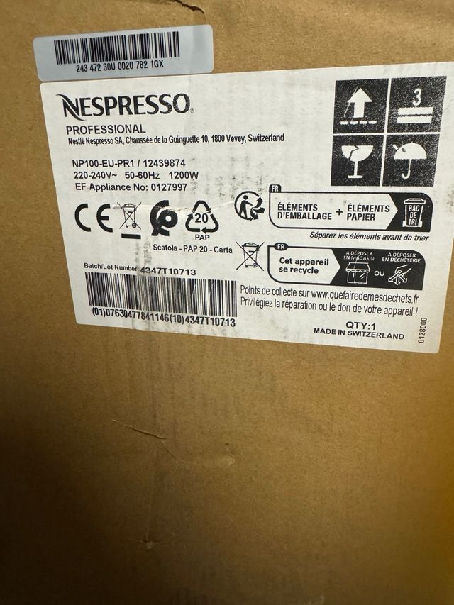 Cafetera Nespresso Momento Profesional(ofertaa)