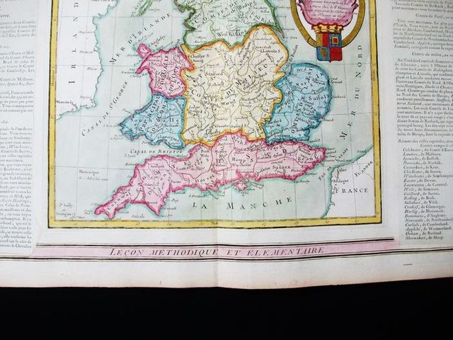 Mapa de los condados de Inglaterra (1798)